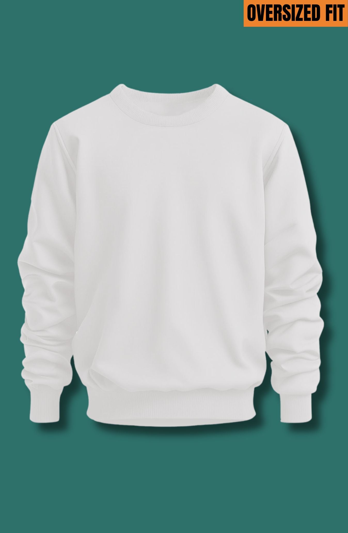 White Oversized Sweatshirt