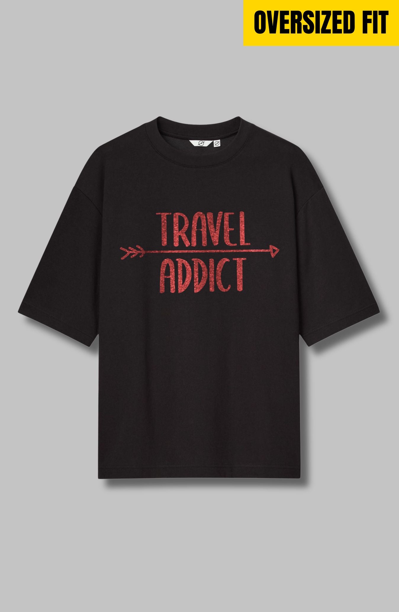 Travel Addict Oversized T-Shirt