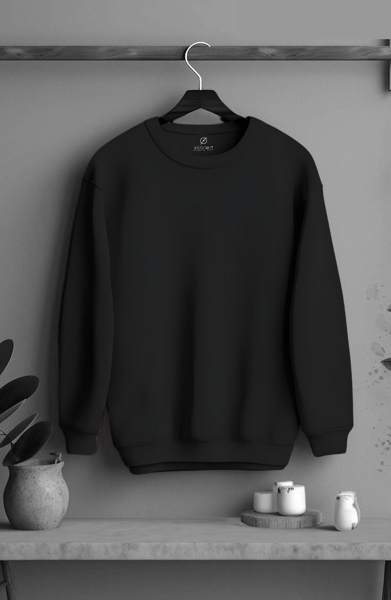 Black Classic Sweatshirt