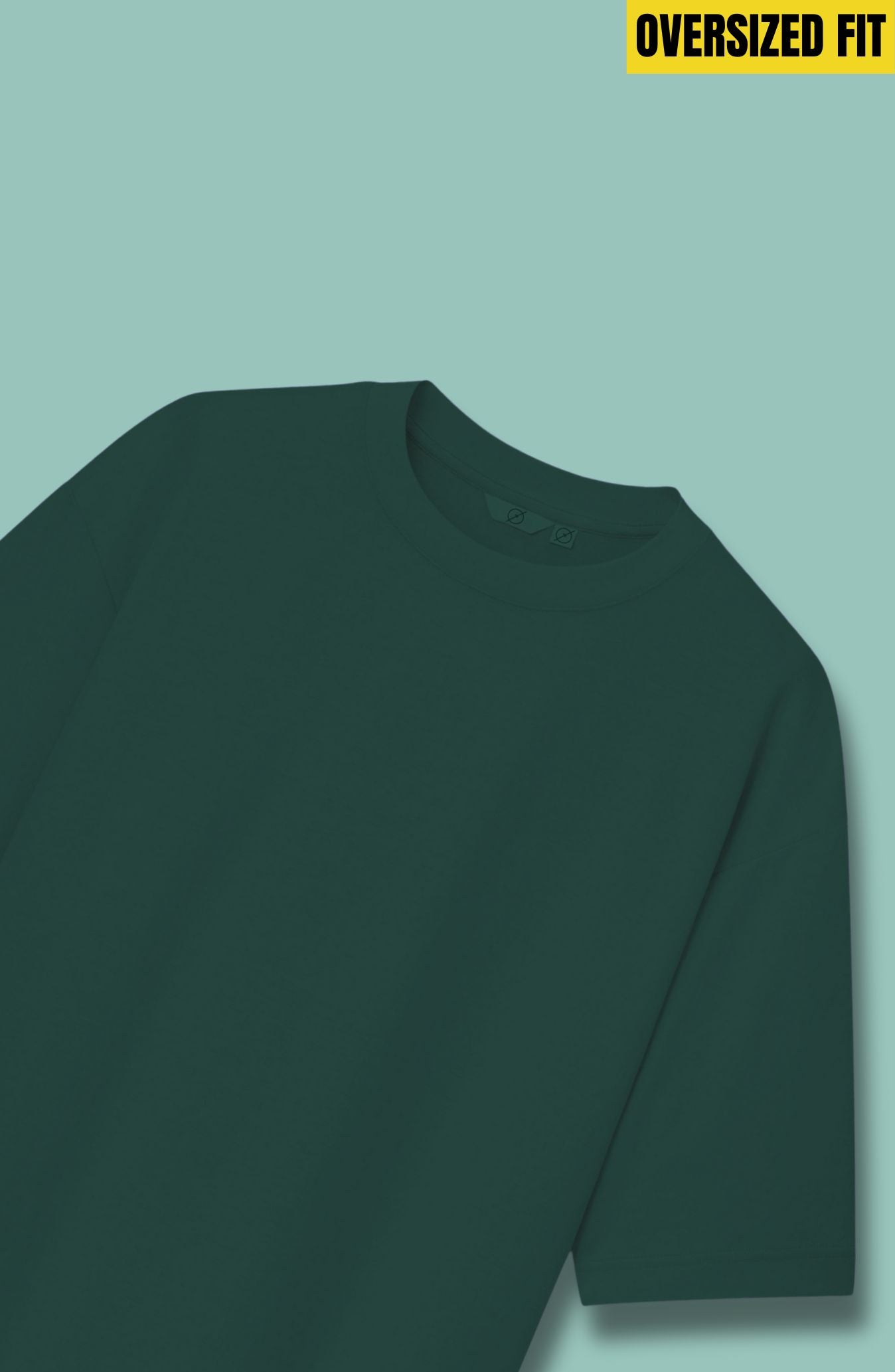 Bottle Green Oversized T-Shirt