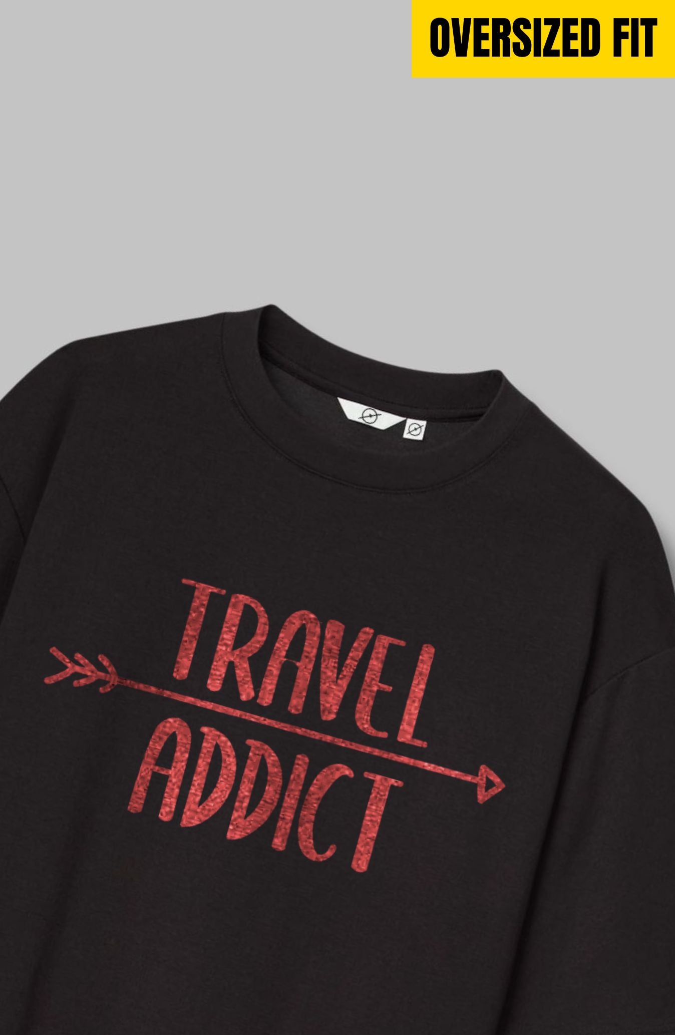 Travel Addict Oversized T-Shirt