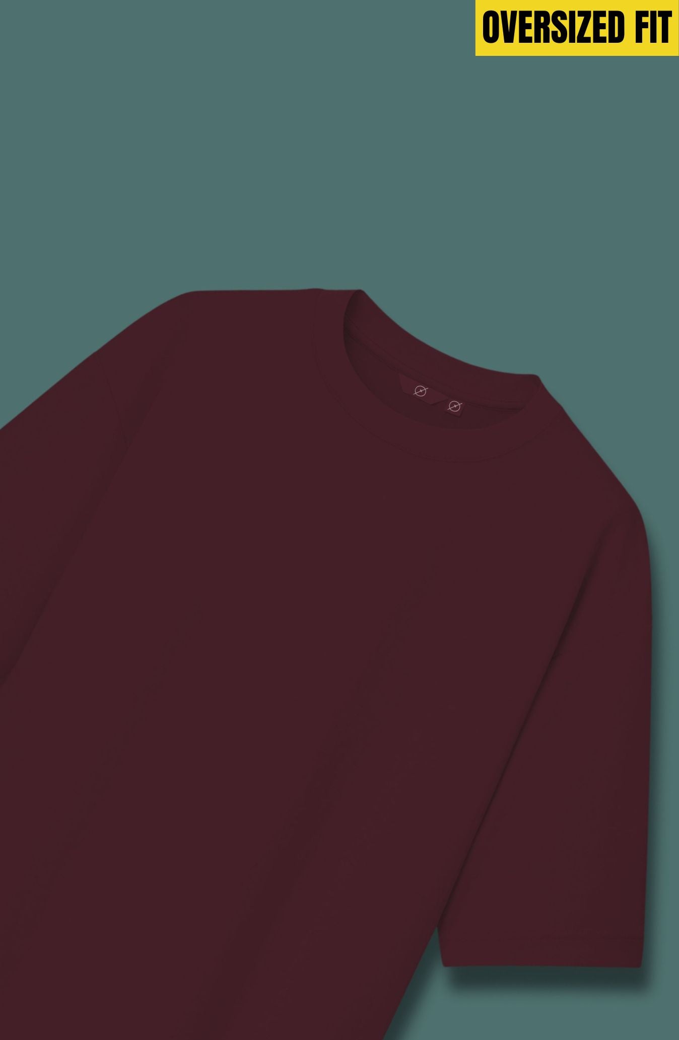 Maroon Oversized T-Shirt