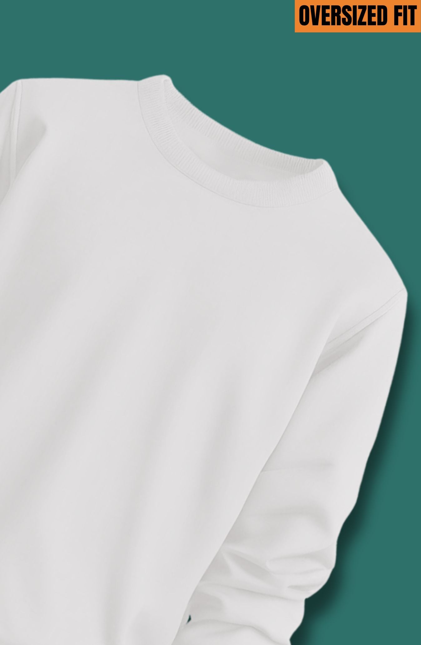 White Oversized Sweatshirt