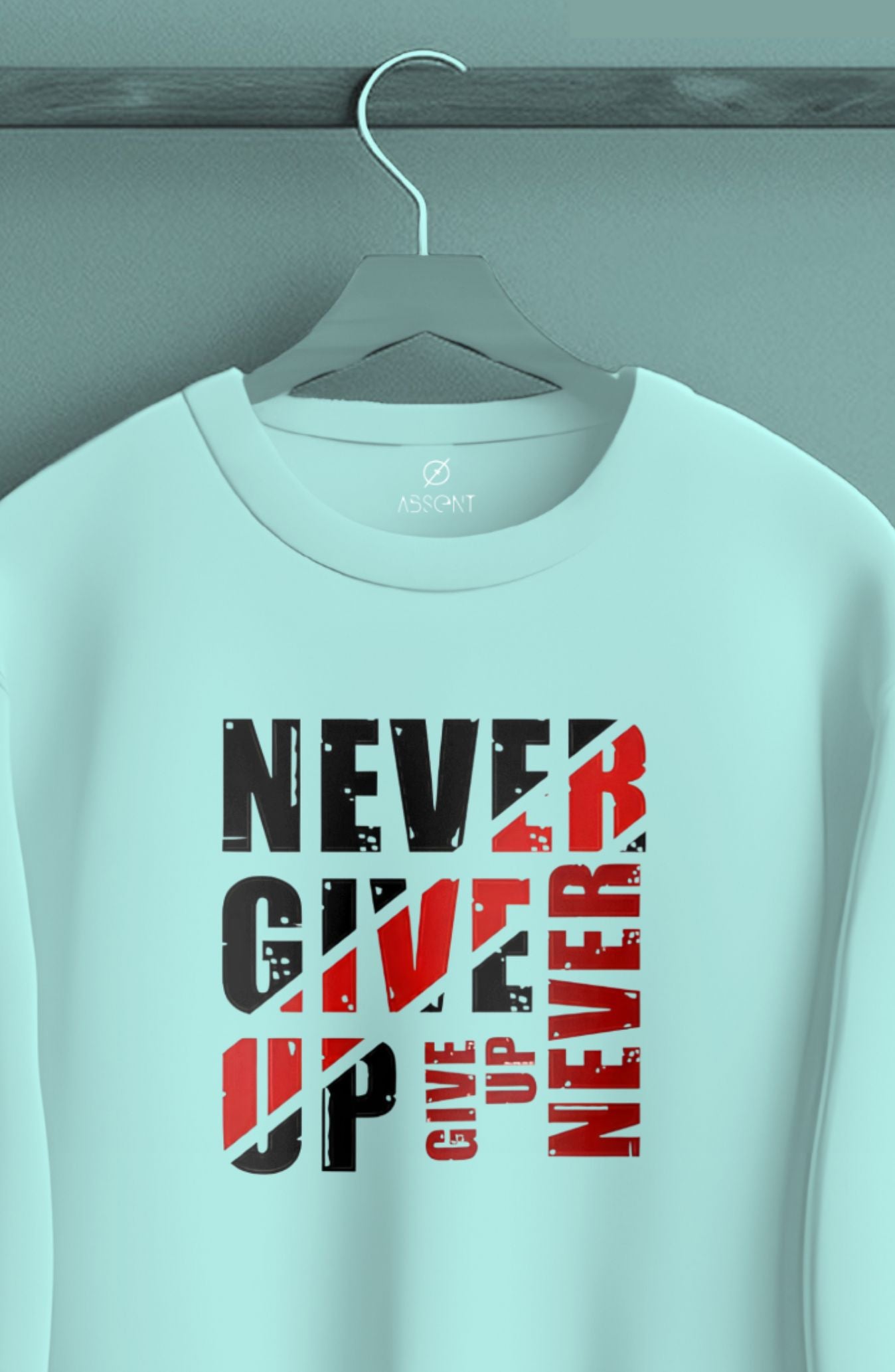 Never Give Up Classic Sweatshirt