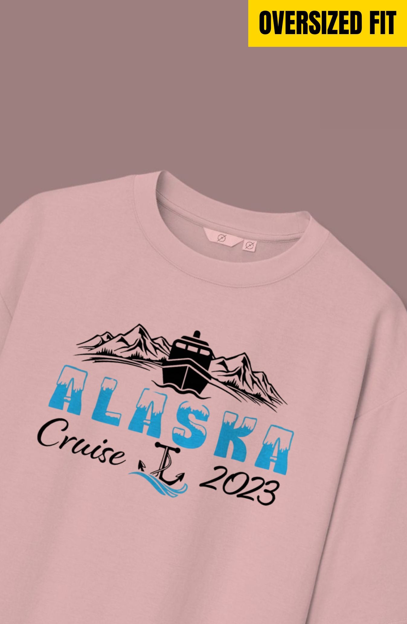Alaska Cruise Oversized T-Shirt