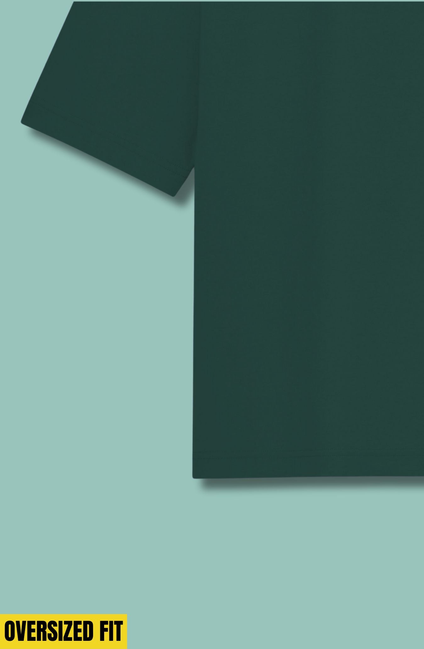 Bottle Green Oversized T-Shirt