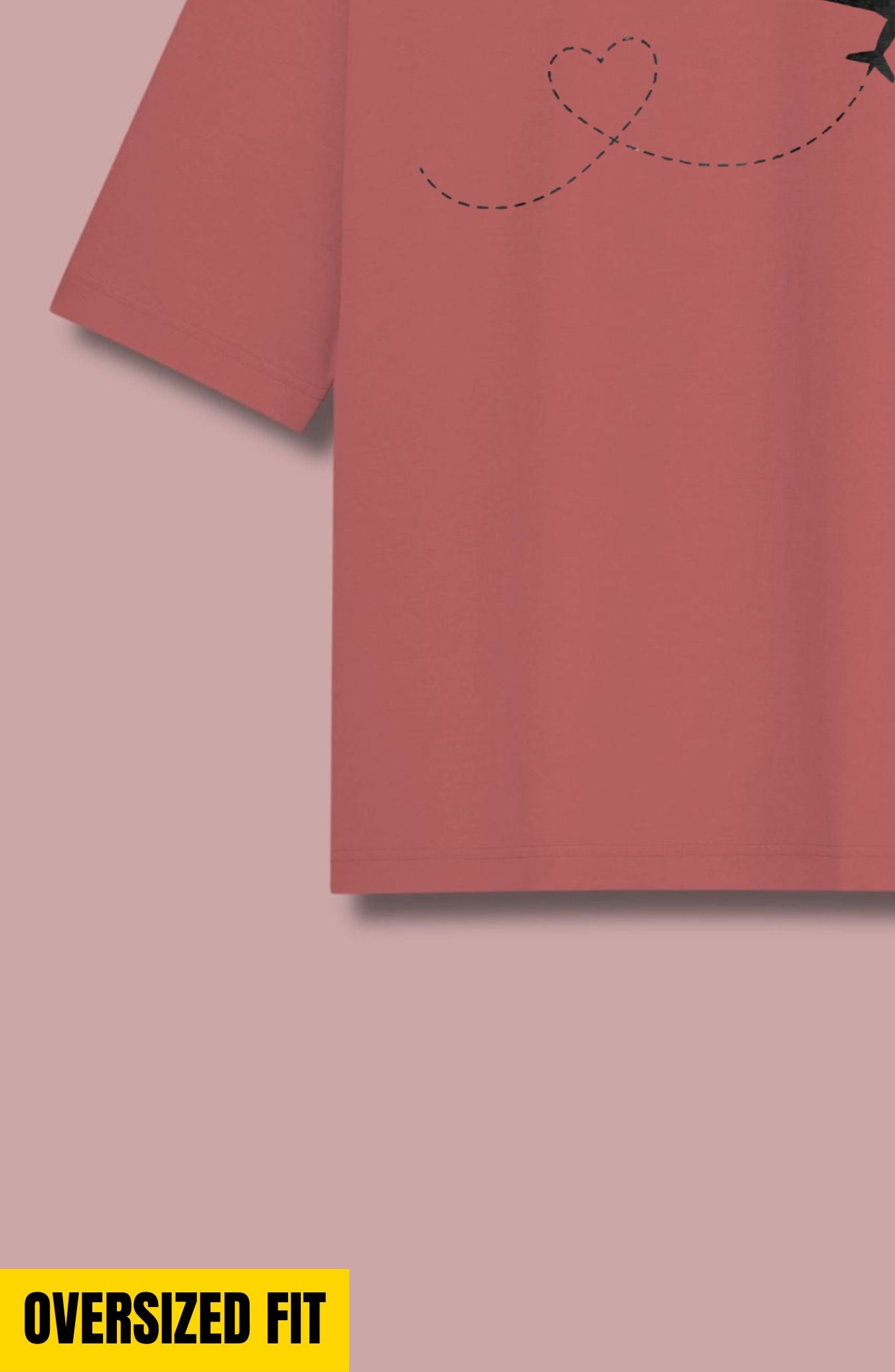 Airplane Heart Oversized T-Shirt