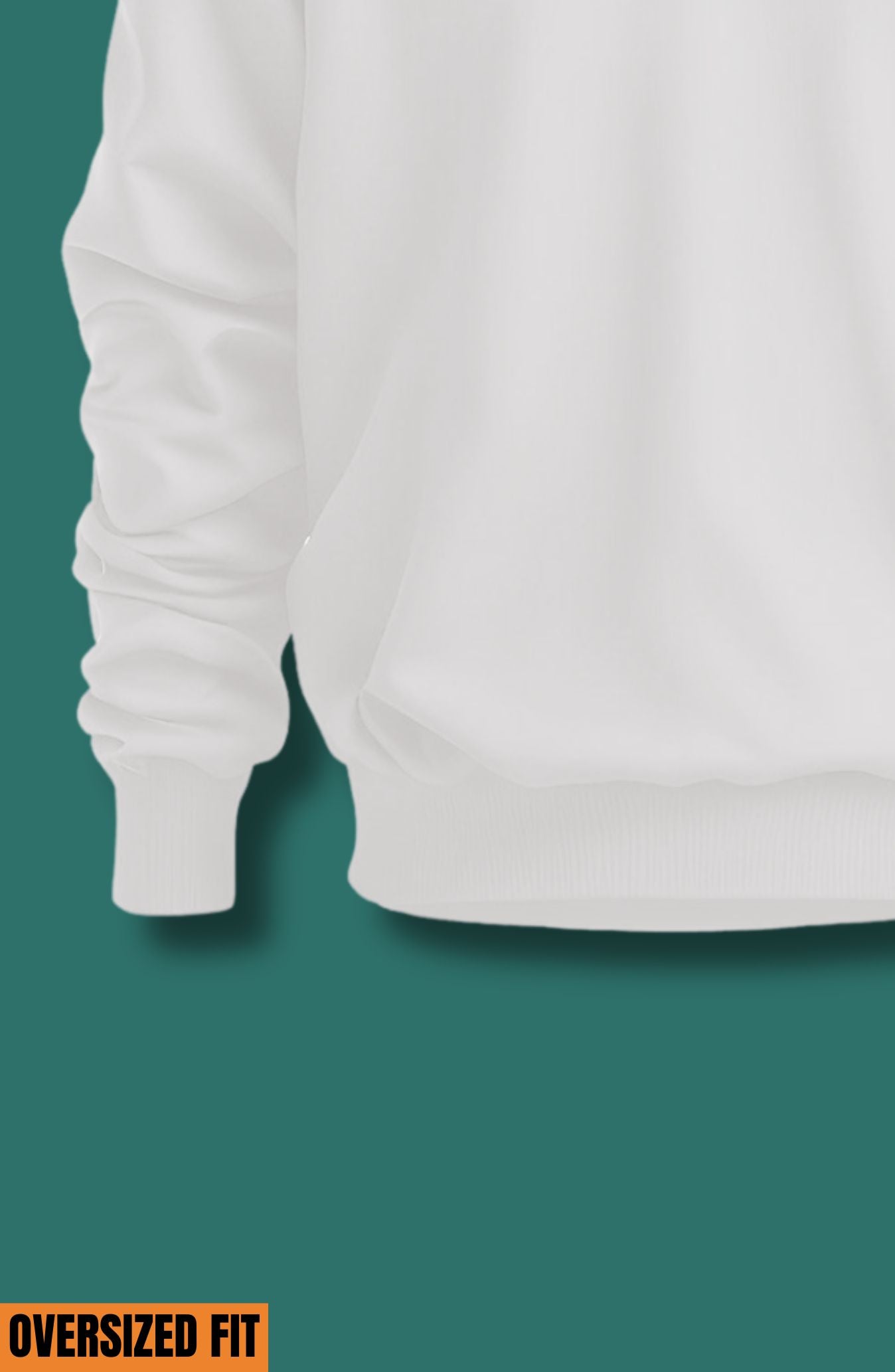White Oversized Sweatshirt