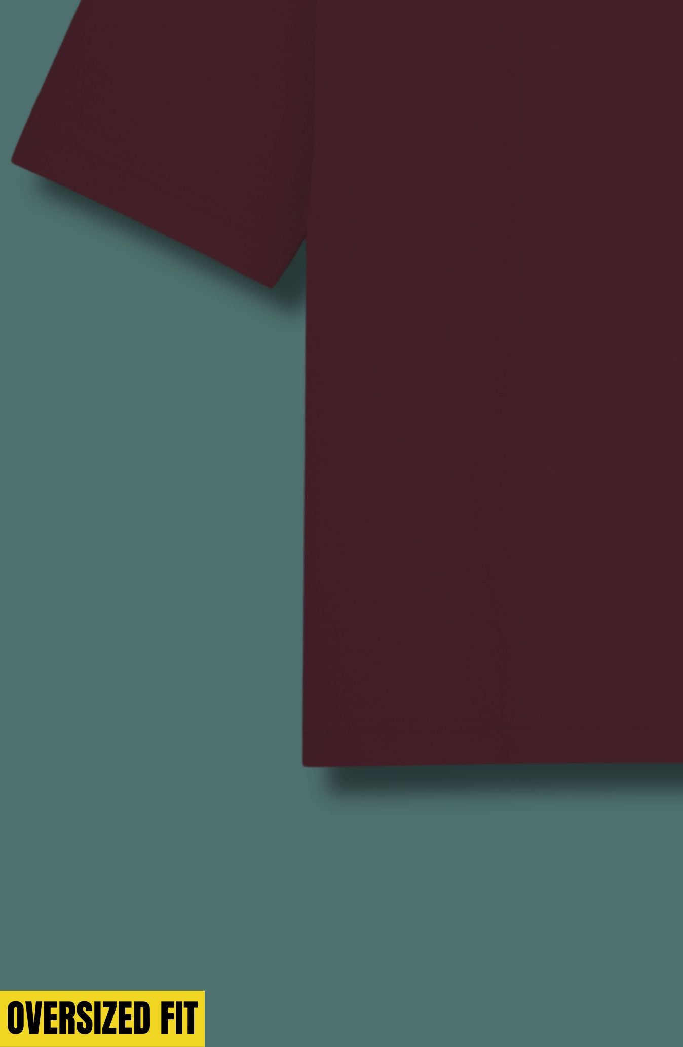 Maroon Oversized T-Shirt