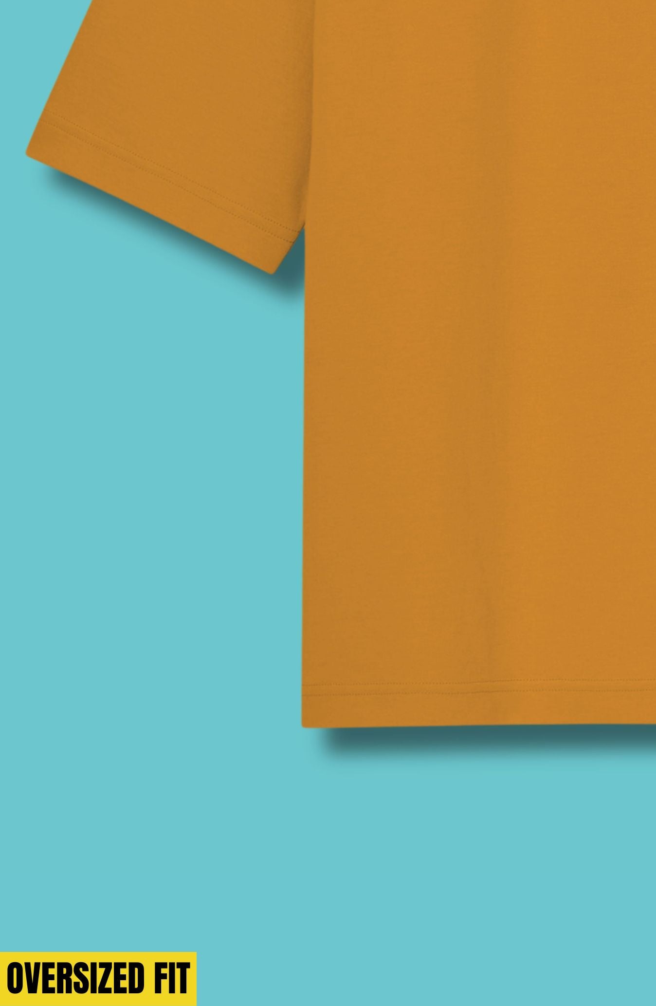 Golden Yellow Oversized T-Shirt