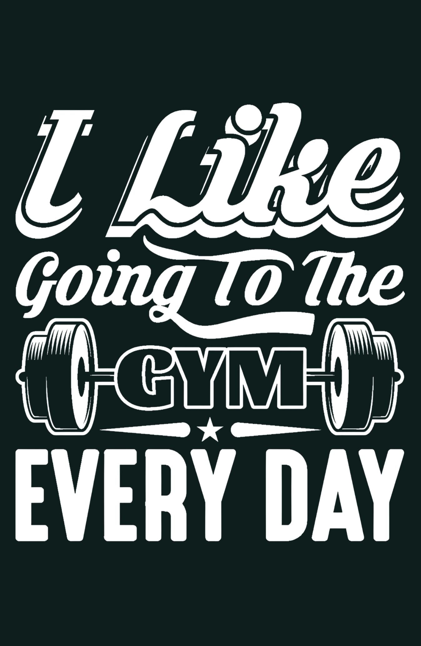 I Like Going To The Gym Every Day - Oversized Hoodie