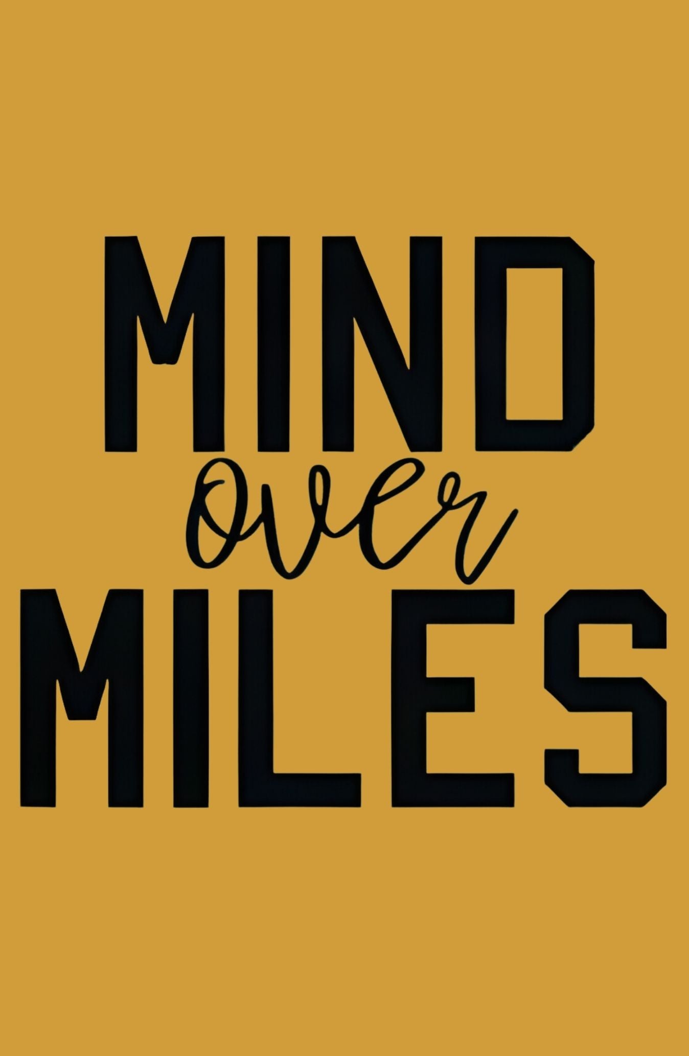 Mind Over Miles Oversized T-Shirt
