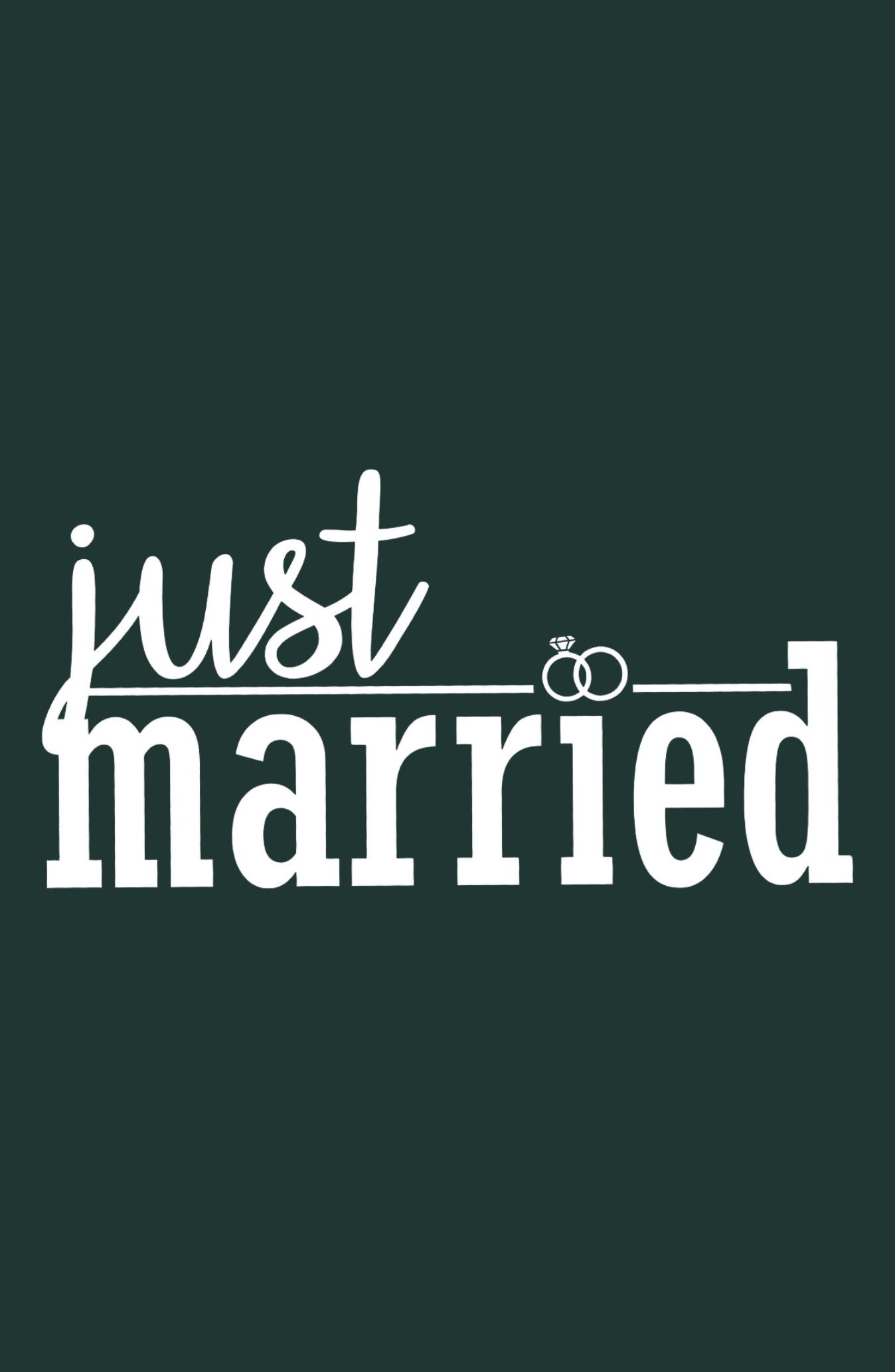 Just Married Oversized Sweatshirt