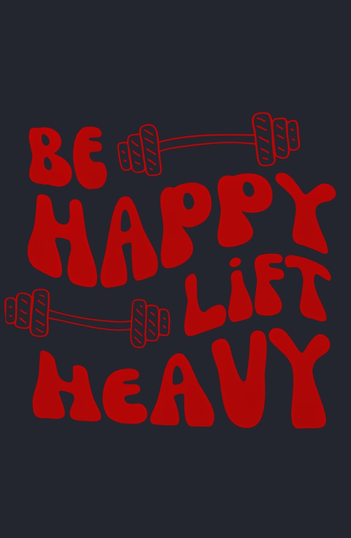 Be Happy Lift Heavy Oversized Hoodie