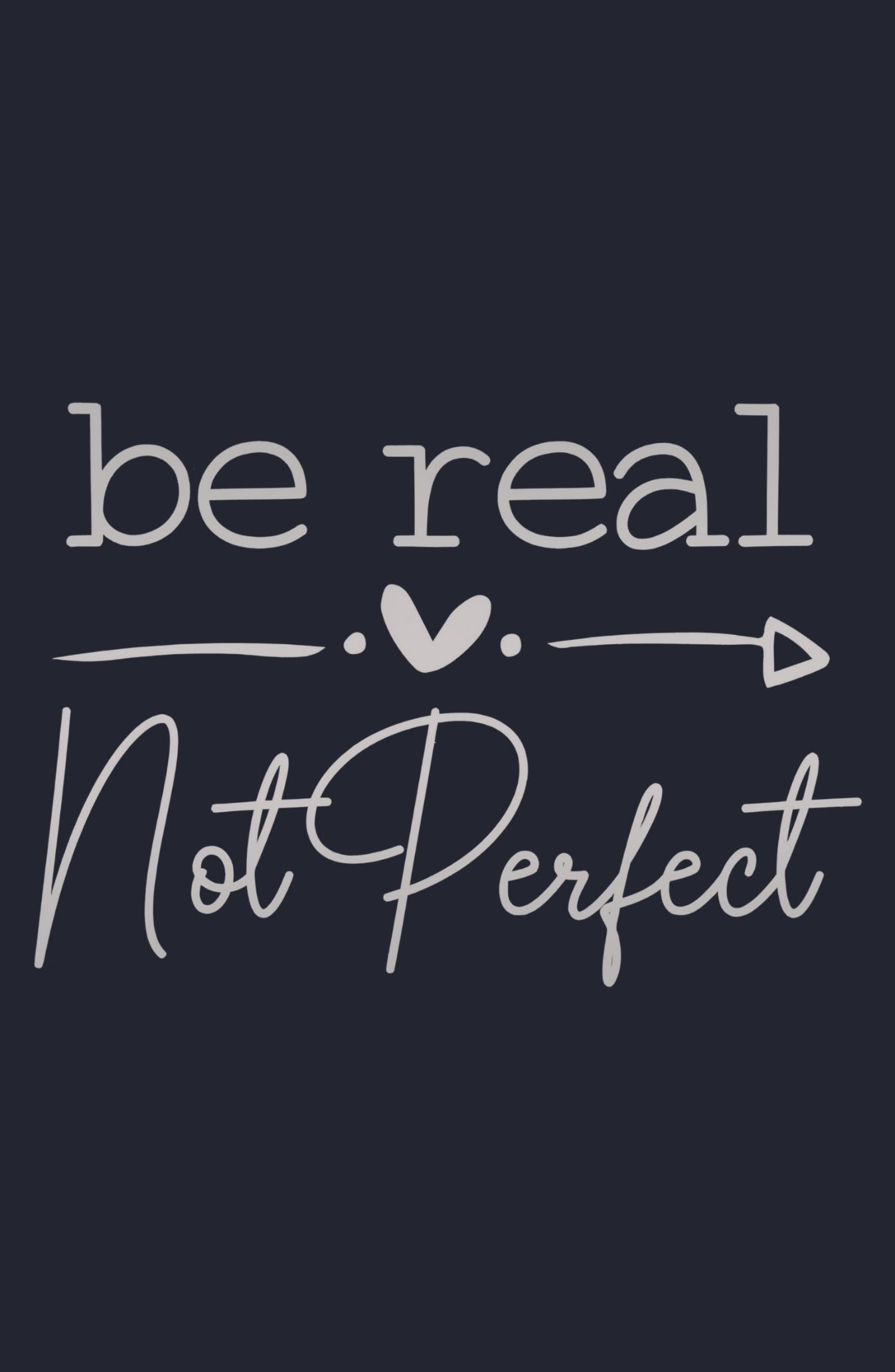 Be Real Not Perfect Oversized Hoodie