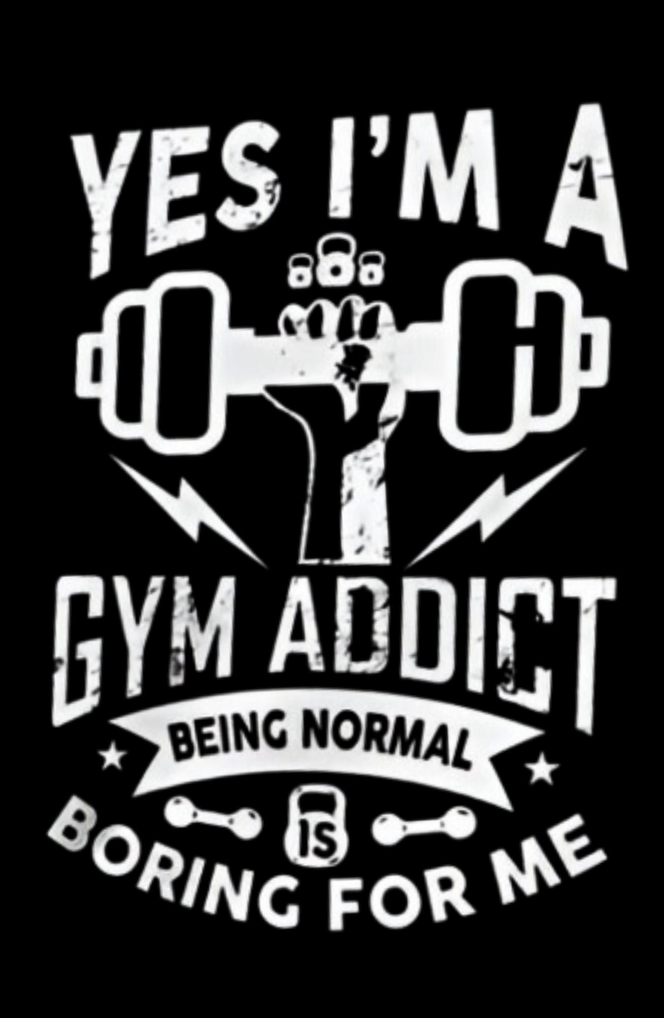 Gym Addict Oversized T-Shirt