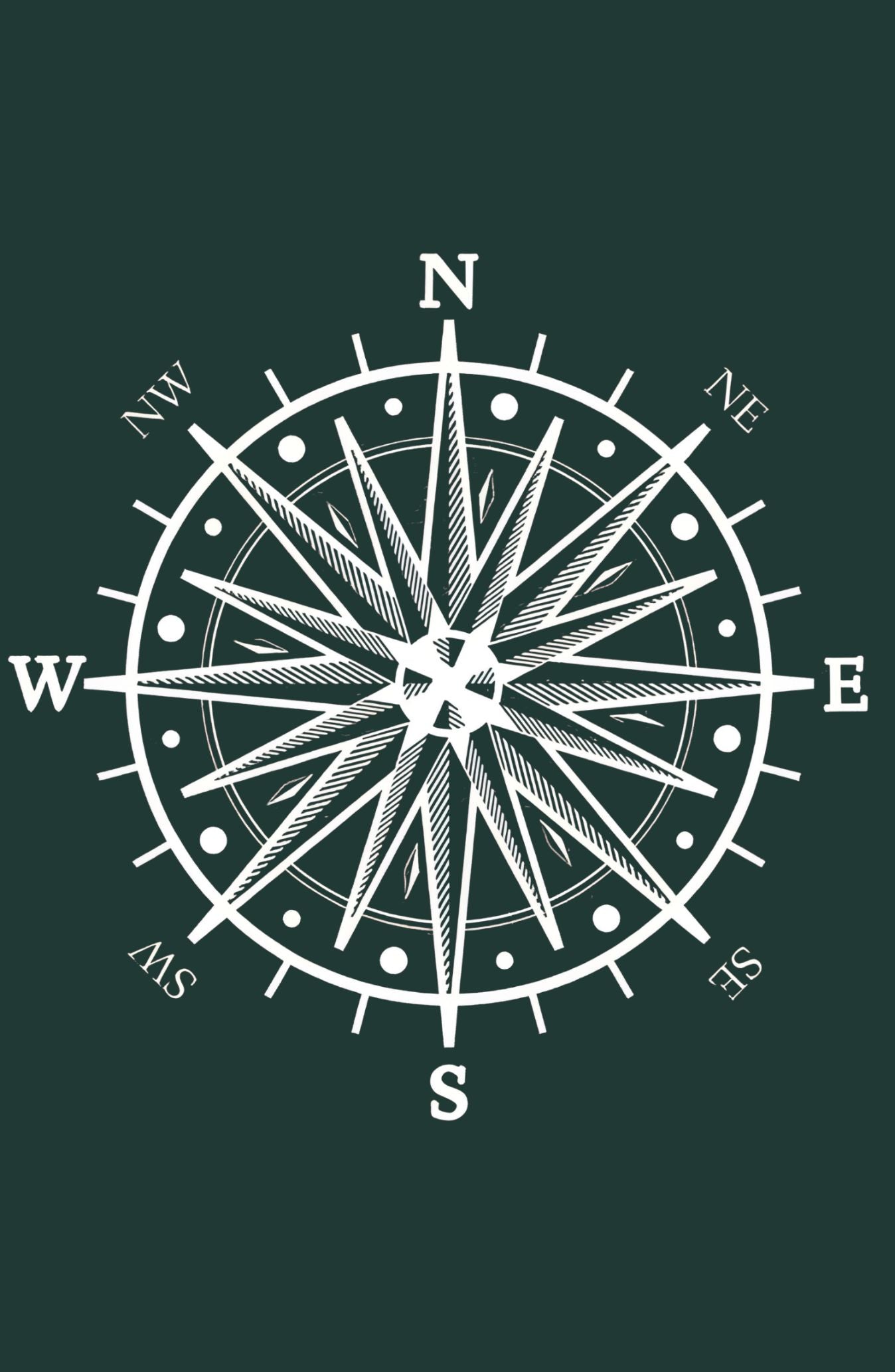 Compass Oversized Hoodie