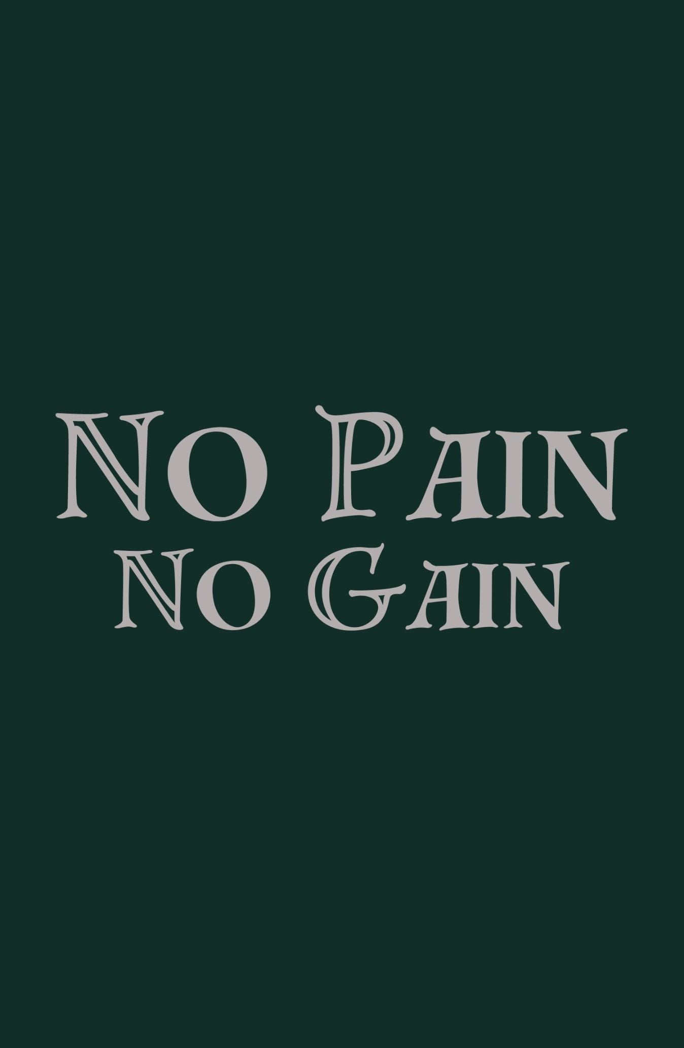 No Pain No Gain Oversized Sweatshirt
