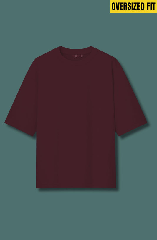 Maroon Oversized T-Shirt