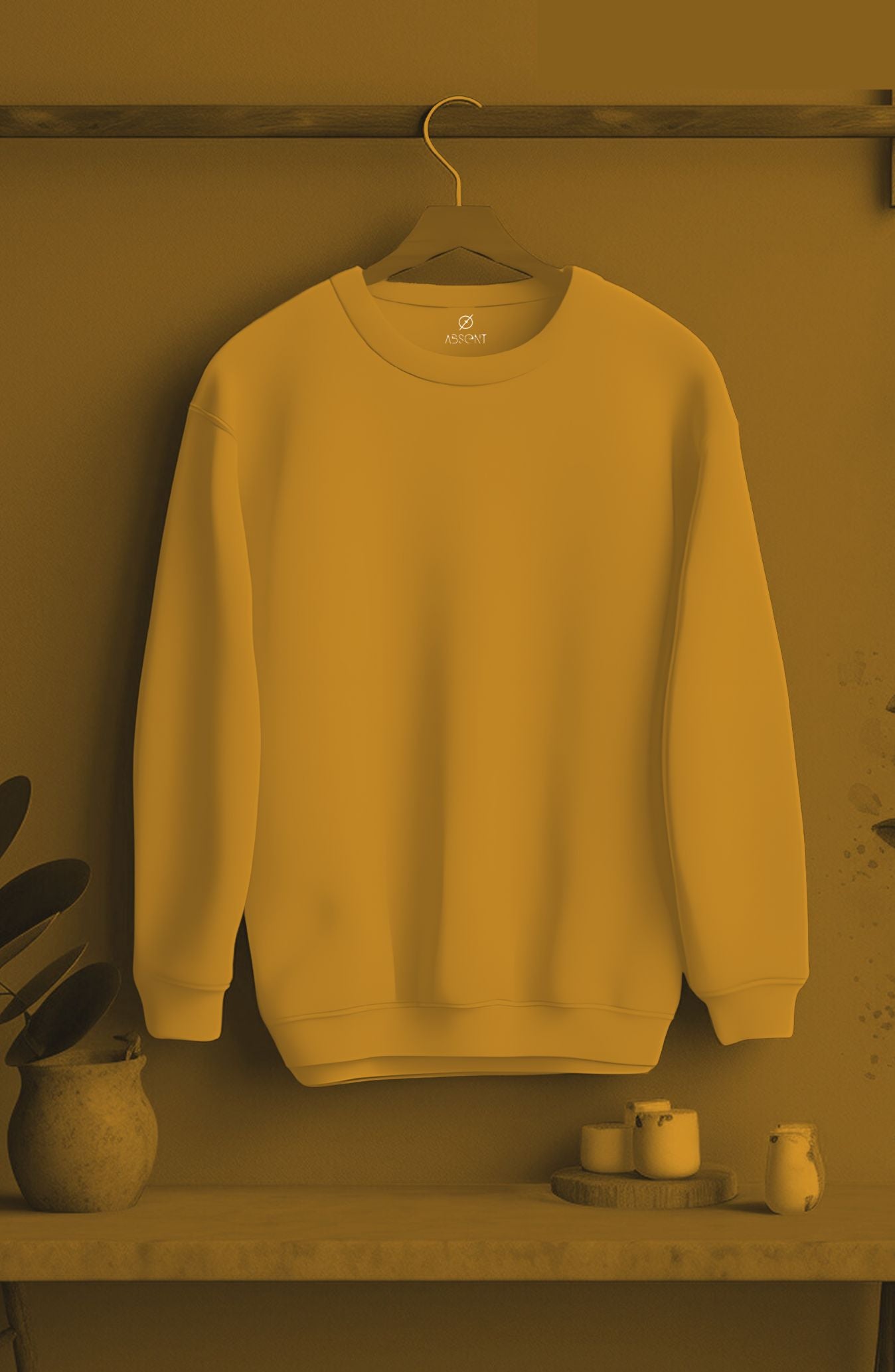 Mustard Yellow Classic Sweatshirt