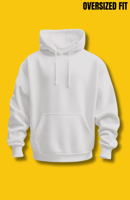 White Oversized Hoodie