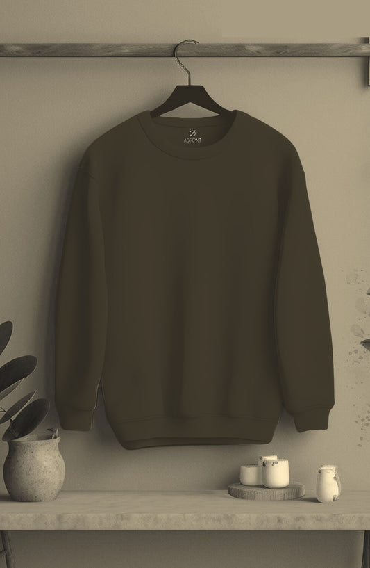 Olive Green Classic Sweatshirt