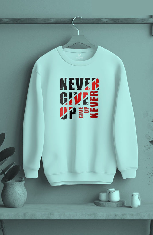 Never Give Up Classic Sweatshirt