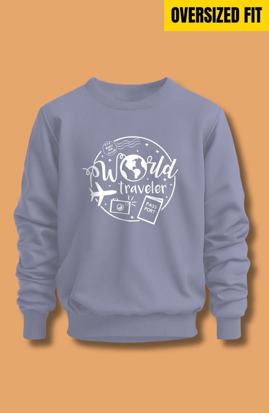 World Traveler Oversized Sweatshirt
