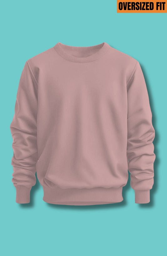 Light Pink Oversized Sweatshirt