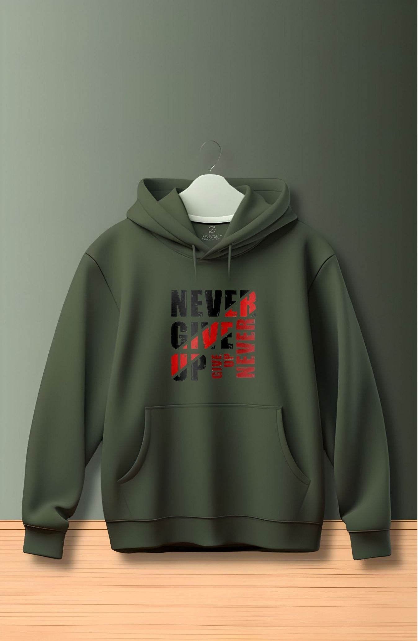 Never Give Up Classic Hoodie