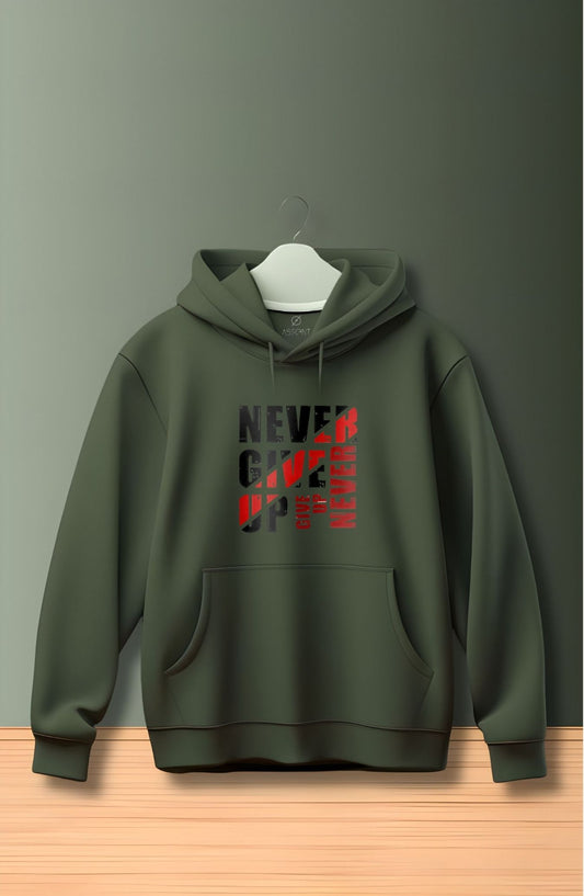 Never Give Up Classic Hoodie