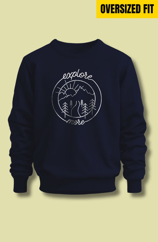 Explore More Oversized Sweatshirt