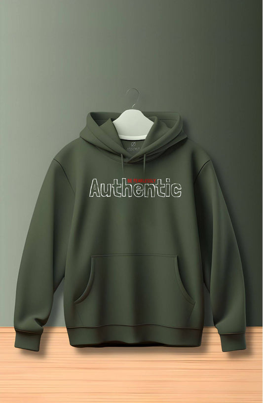 Be Fearlessly Authentic Printed Classic Hoodie