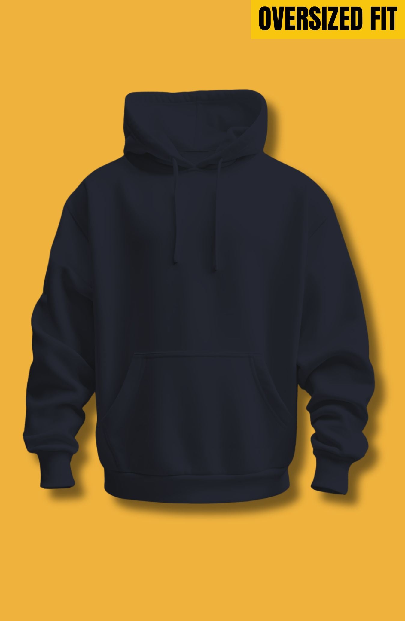 Navy Blue Oversized Hoodie