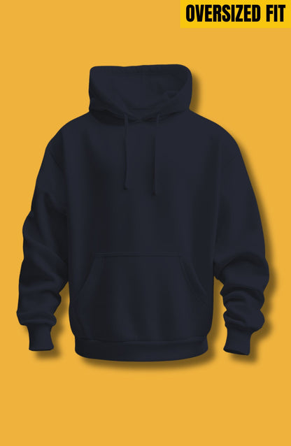 Navy Blue Oversized Hoodie
