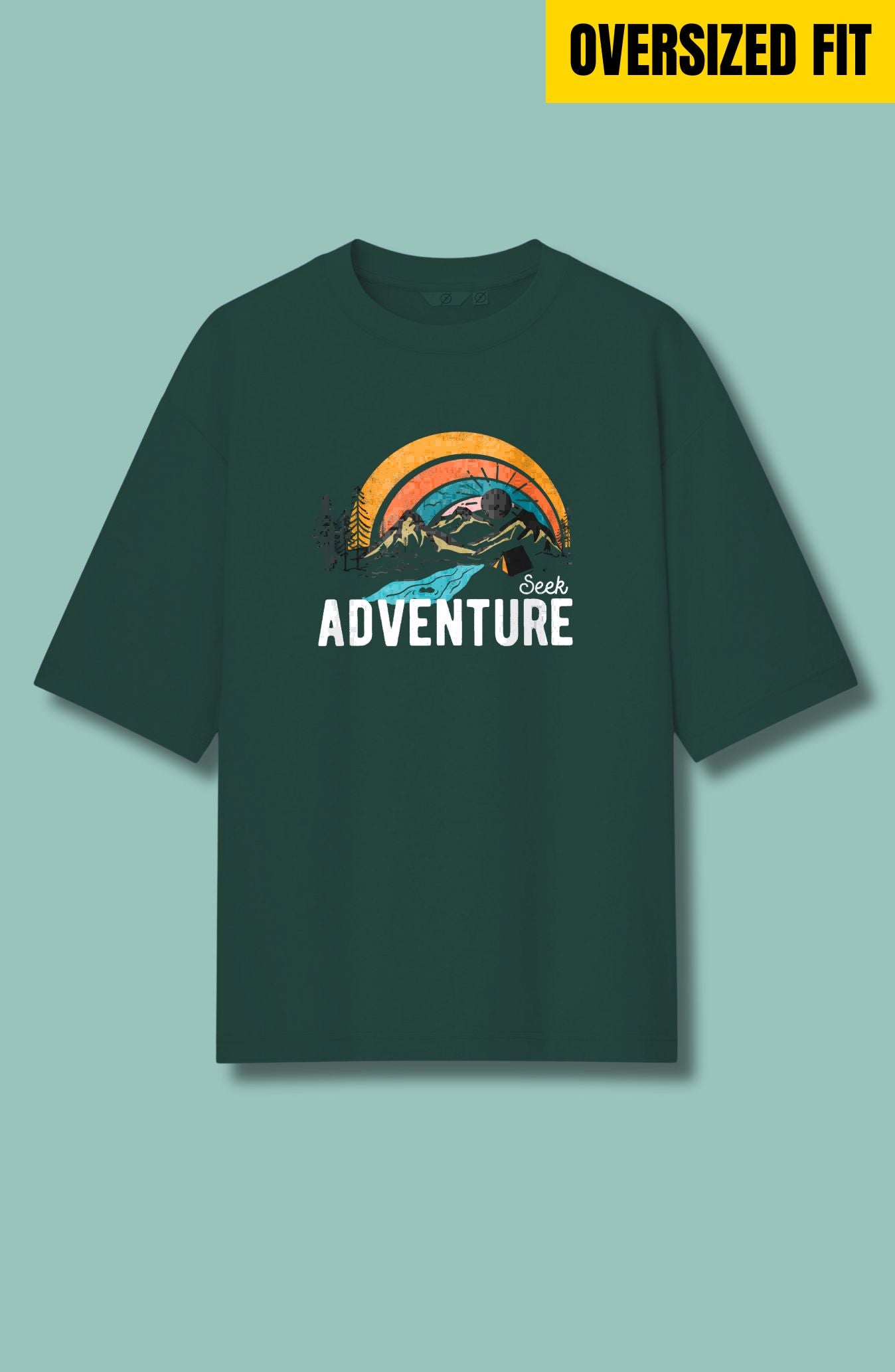 Seek Adventure Oversized T-Shirt