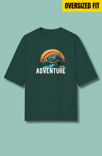 Seek Adventure Oversized T-Shirt