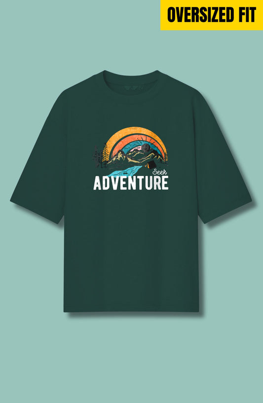 Seek Adventure Oversized T-Shirt