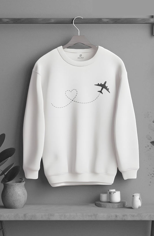 Airplane Heart Classic Sweatshirt