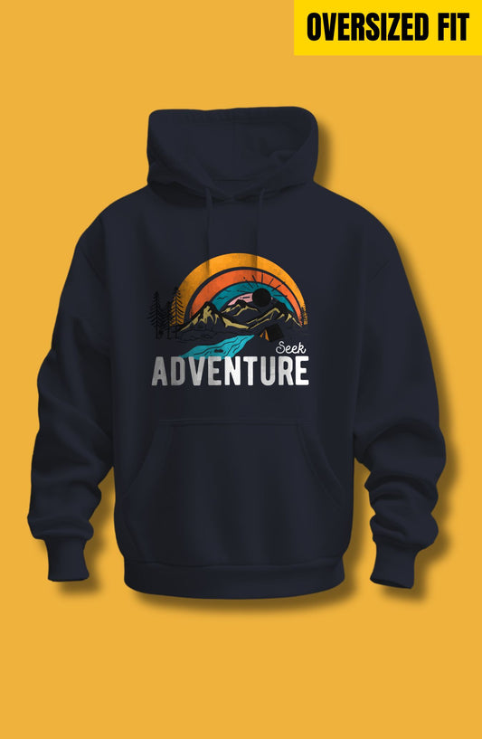 Seek Adventure Oversized Hoodie
