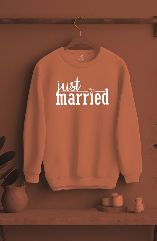 Just Married Classic Sweatshirt