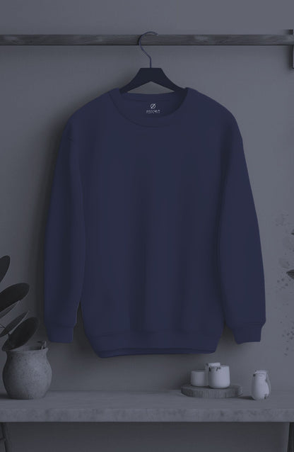 Navy Blue Classic Sweatshirt