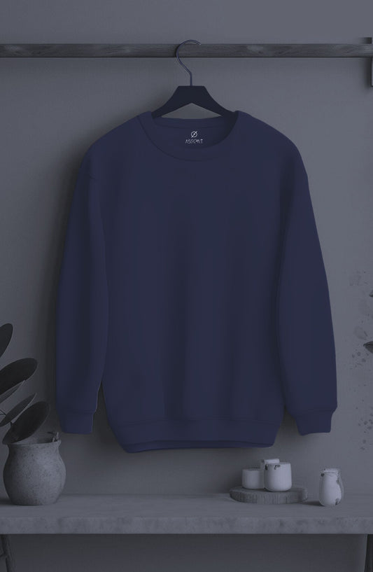 Navy Blue Classic Sweatshirt