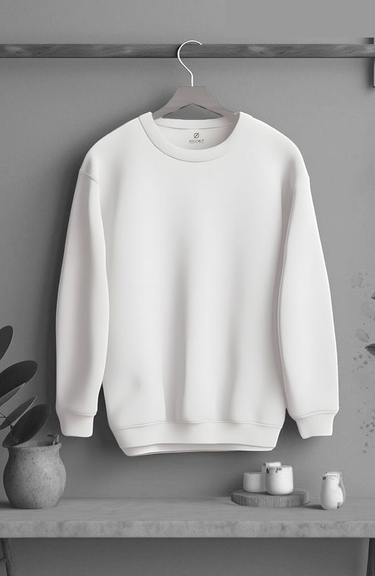White Classic Sweatshirt