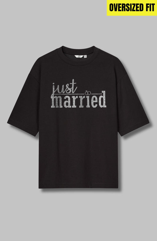 Just Married Oversized T-Shirt