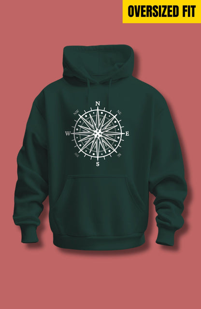 Compass Oversized Hoodie