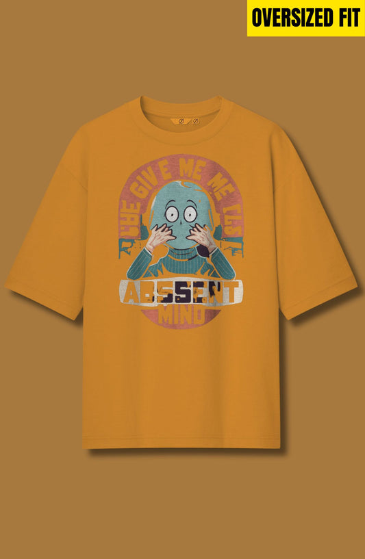 Absent Mind Printed Oversized T-Shirt