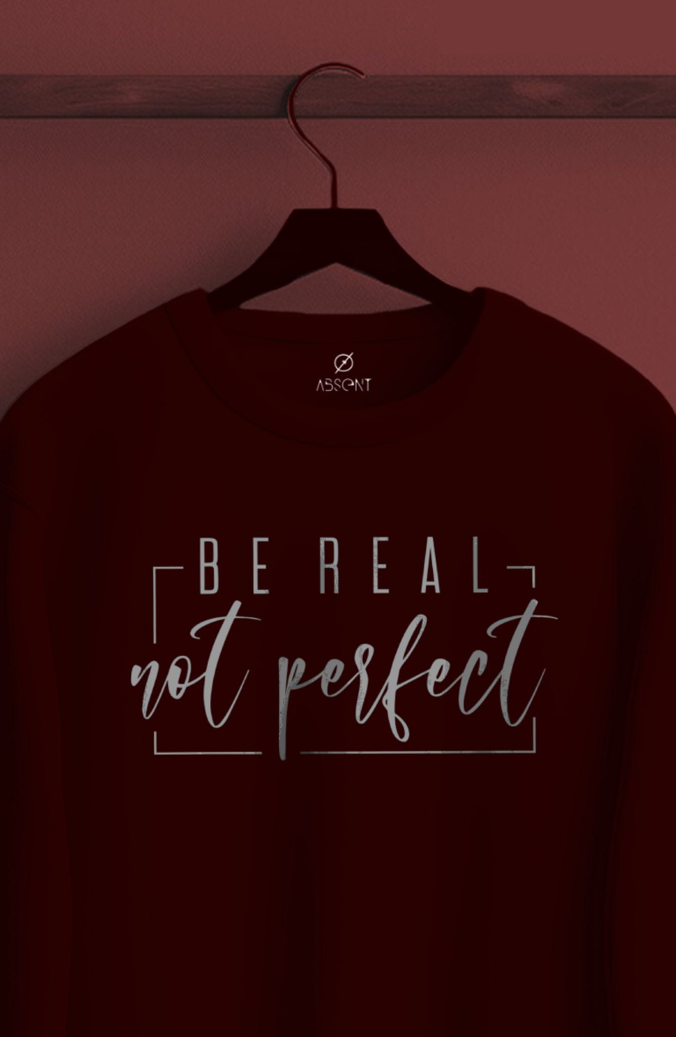 Be Real Not Perfect Classic Sweatshirt