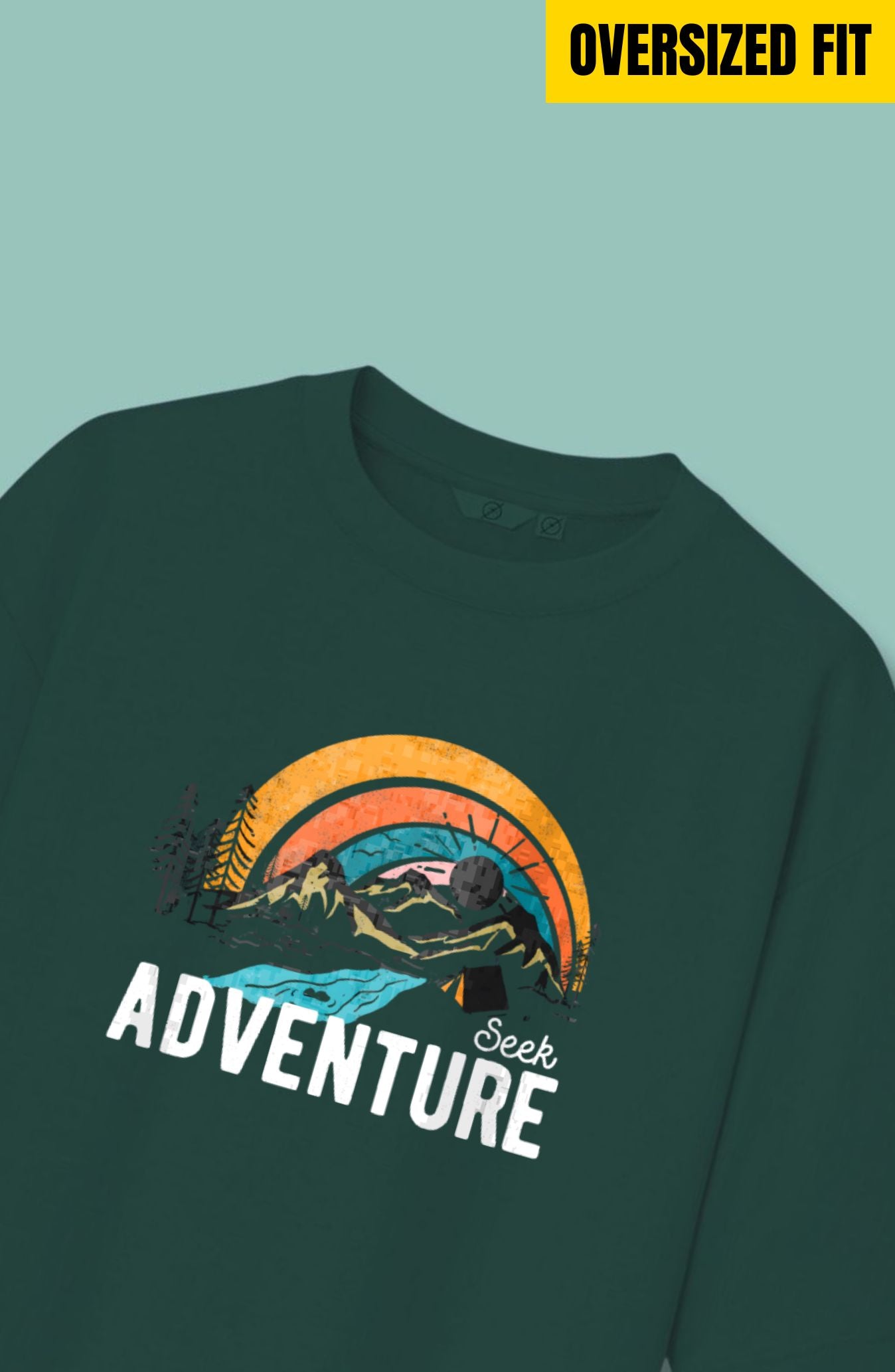 Seek Adventure Oversized T-Shirt