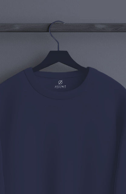 Navy Blue Classic Sweatshirt